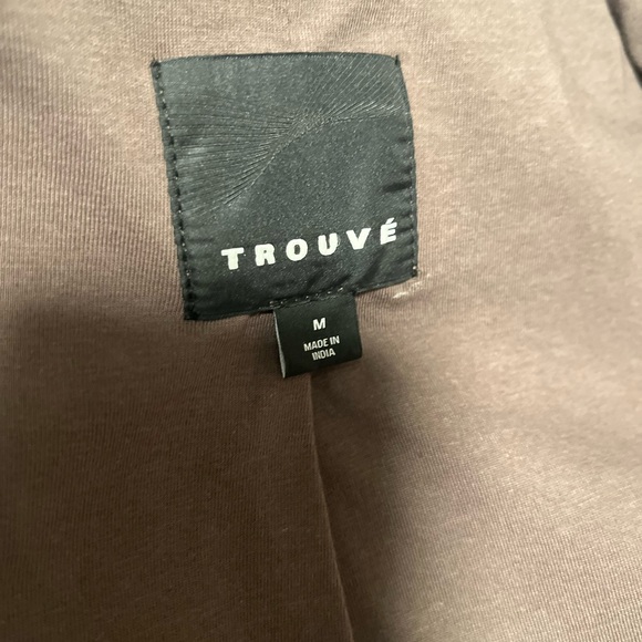 Leather Asymmetrical Jacket - Brown - Picture 3 of 5